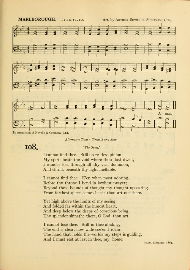 Services for Congregational Worship. The New Hymn and Tune Book page 163