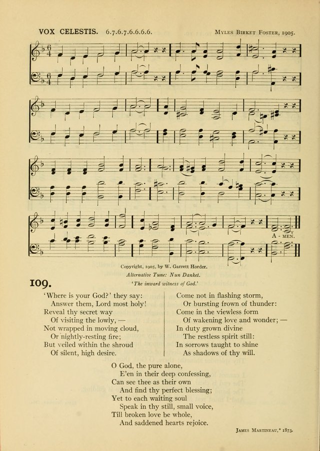 Services for Congregational Worship. The New Hymn and Tune Book page 164