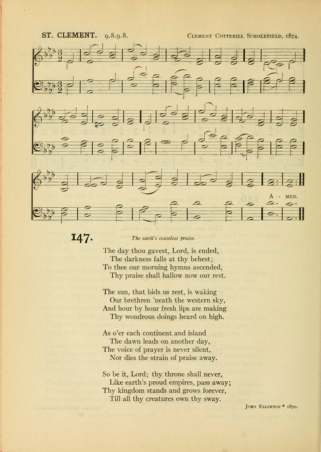 Services for Congregational Worship. The New Hymn and Tune Book page 188