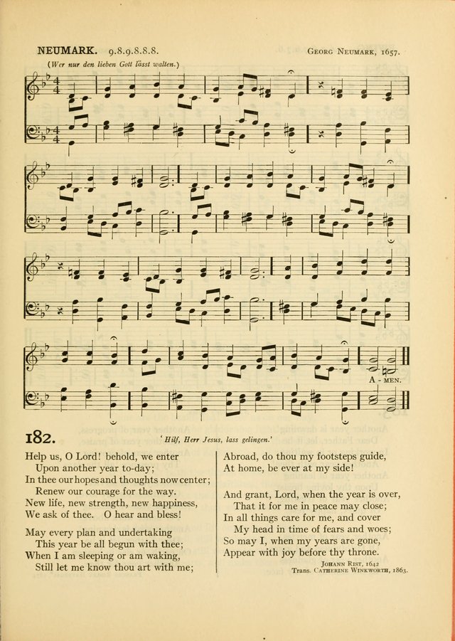 Services for Congregational Worship. The New Hymn and Tune Book page 215