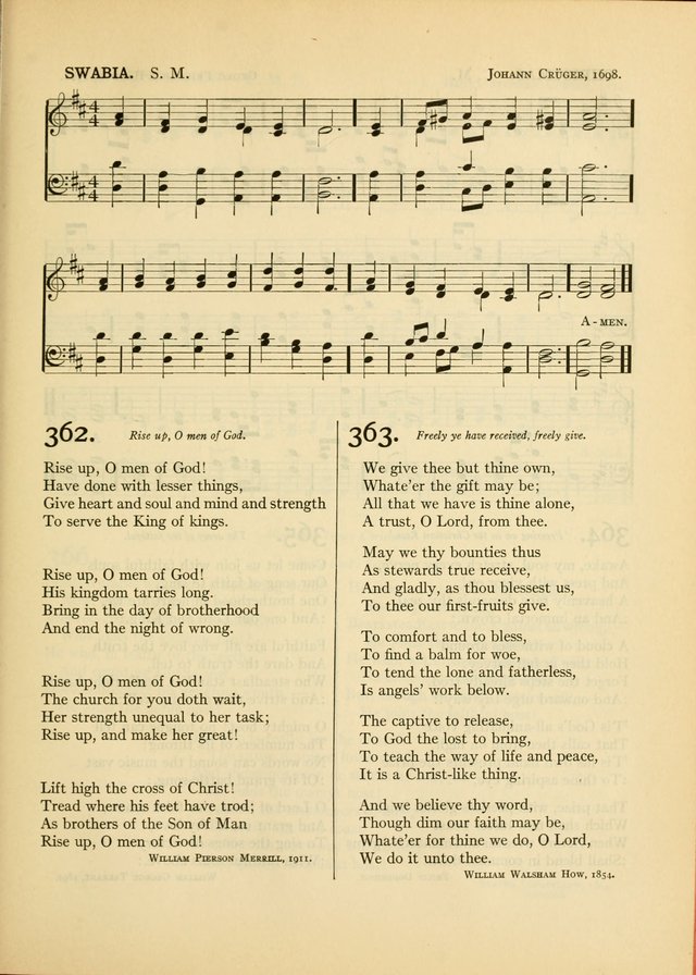 Services for Congregational Worship. The New Hymn and Tune Book page 345