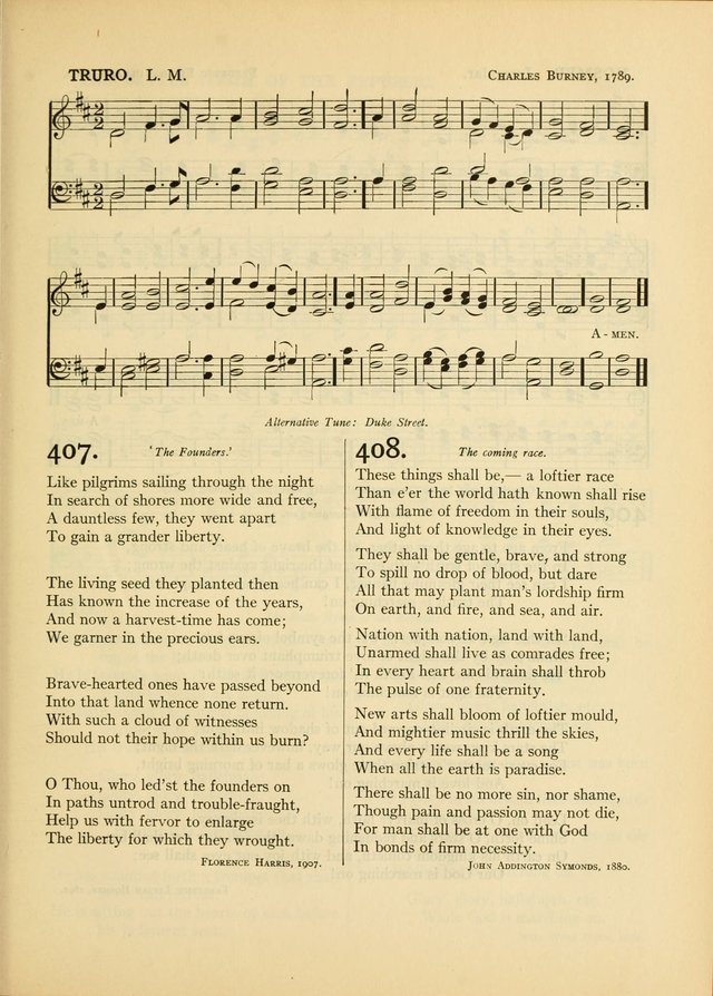 Services for Congregational Worship. The New Hymn and Tune Book page 377