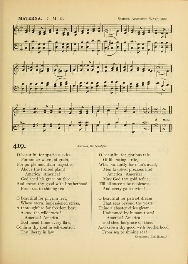 Services for Congregational Worship. The New Hymn and Tune Book page 387