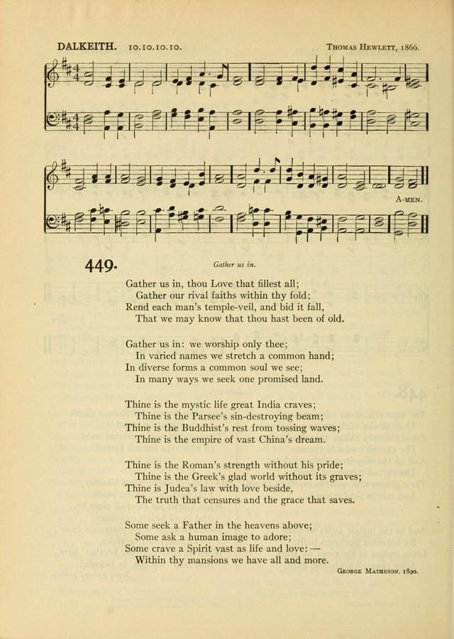 Services for Congregational Worship. The New Hymn and Tune Book page 408