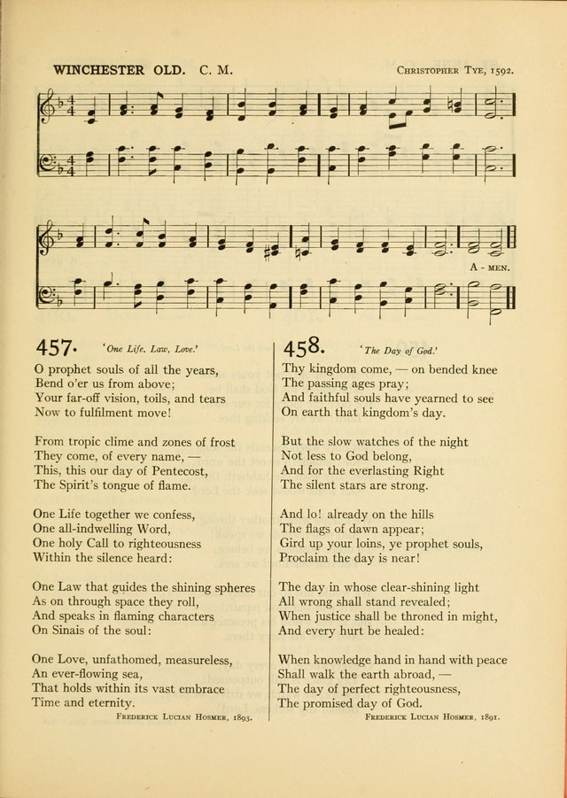 Services for Congregational Worship. The New Hymn and Tune Book page 413