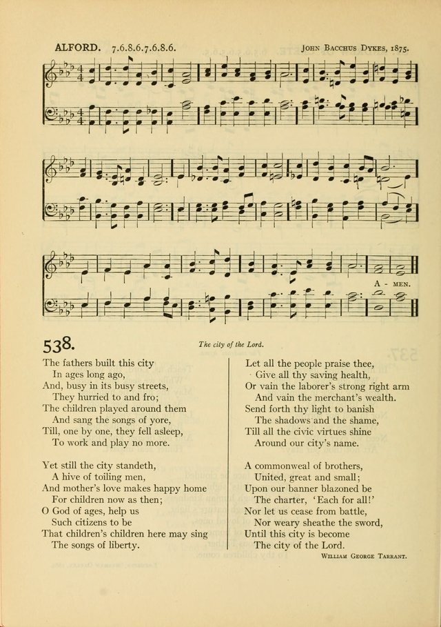 Services for Congregational Worship. The New Hymn and Tune Book page 474