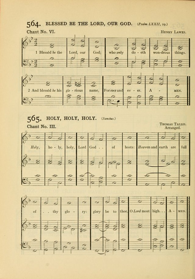 Services for Congregational Worship. The New Hymn and Tune Book page 500