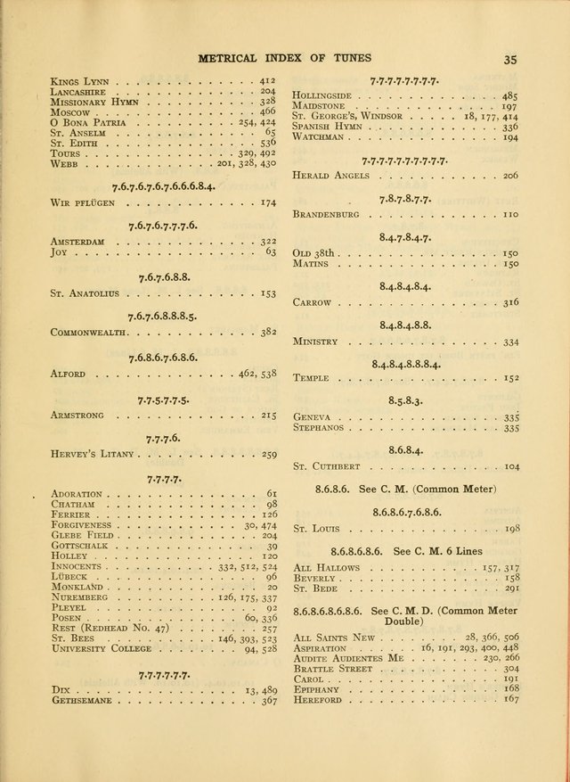 Services for Congregational Worship. The New Hymn and Tune Book page 543