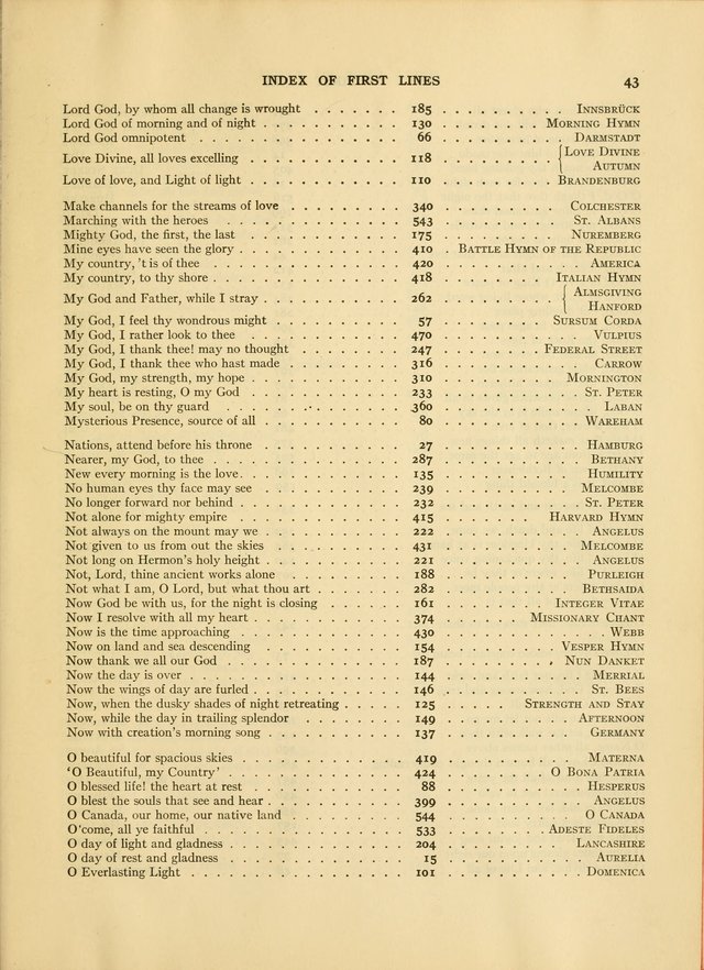 Services for Congregational Worship. The New Hymn and Tune Book page 551