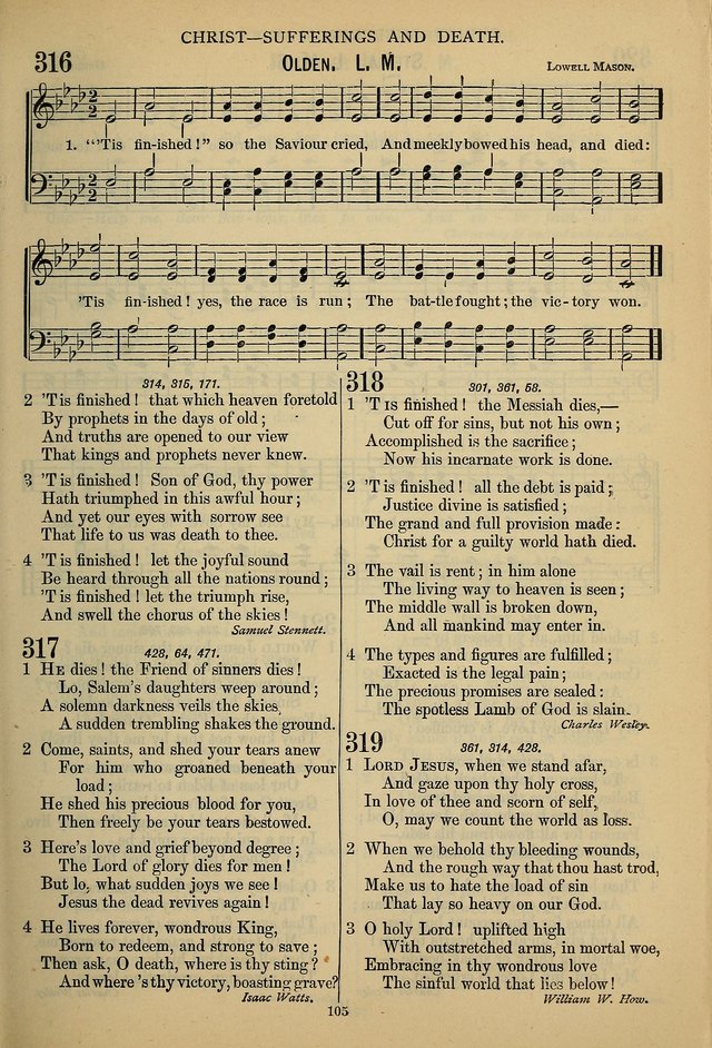 The Seventh-Day Adventist Hymn and Tune Book: for use in divine worship page 105