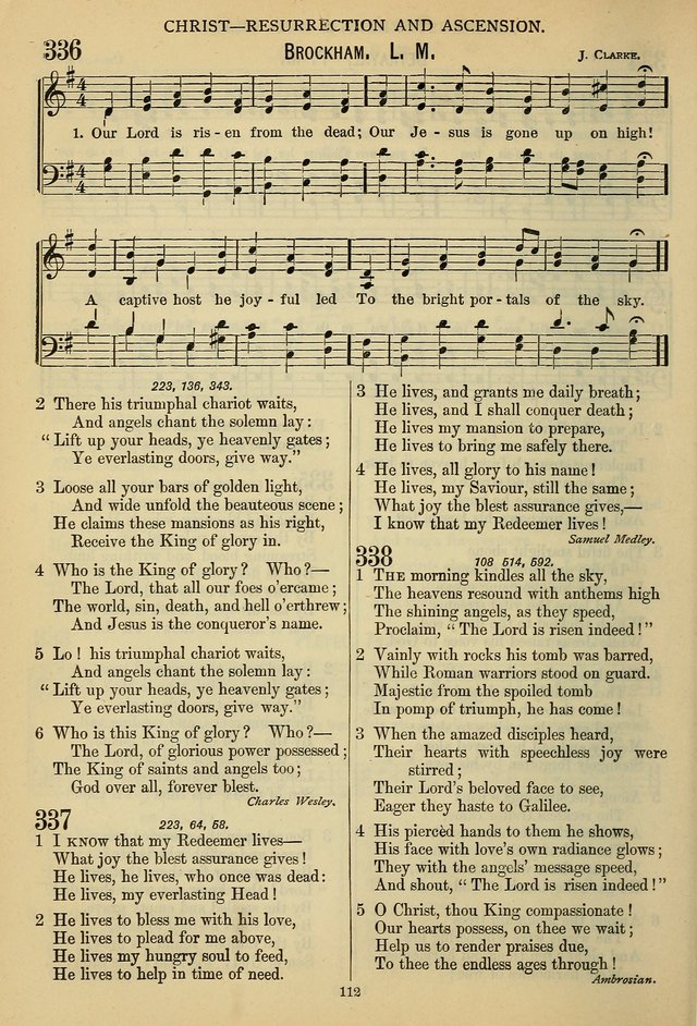 The Seventh-Day Adventist Hymn and Tune Book: for use in divine worship page 112
