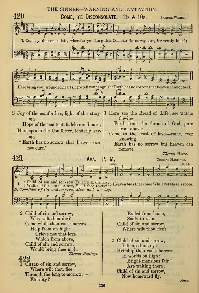The Seventh-Day Adventist Hymn and Tune Book: for use in divine worship page 136