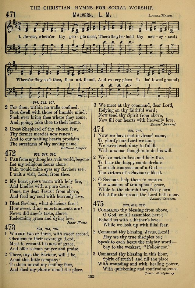 The Seventh-Day Adventist Hymn and Tune Book: for use in divine worship page 153