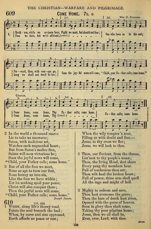 The Seventh-Day Adventist Hymn and Tune Book: for use in divine worship page 198