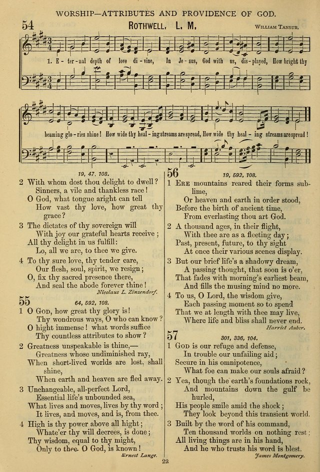 The Seventh-Day Adventist Hymn and Tune Book: for use in divine worship page 22