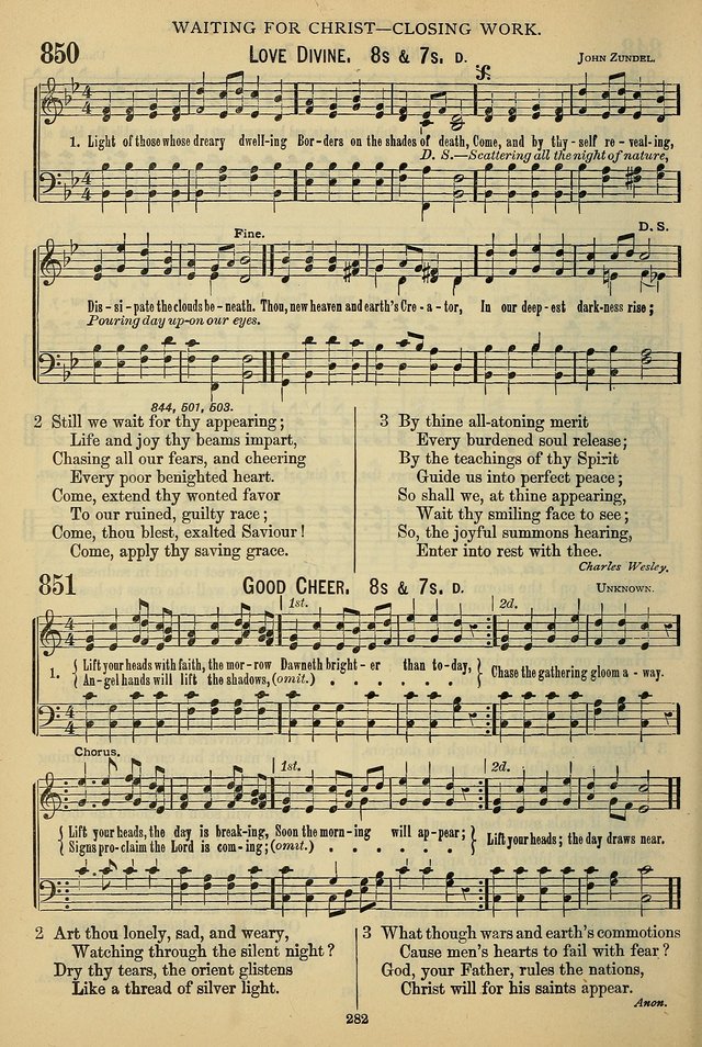 The Seventh-Day Adventist Hymn and Tune Book: for use in divine worship page 282