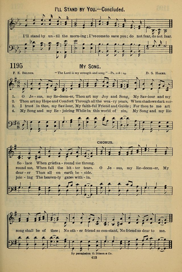 The Seventh-Day Adventist Hymn and Tune Book: for use in divine worship page 413