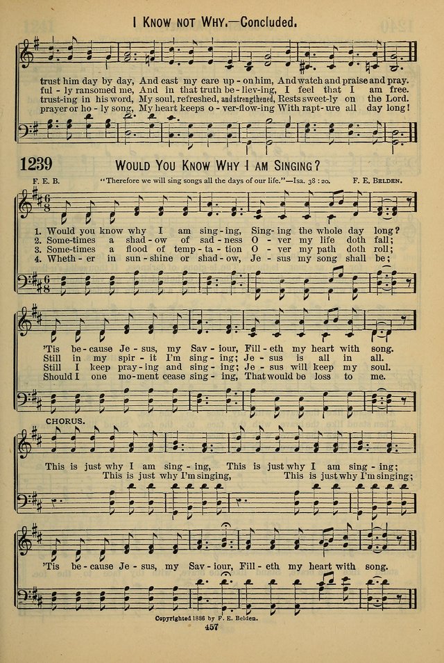 The Seventh-Day Adventist Hymn and Tune Book: for use in divine worship page 457