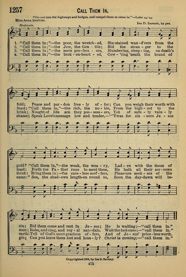 The Seventh-Day Adventist Hymn and Tune Book: for use in divine worship page 475