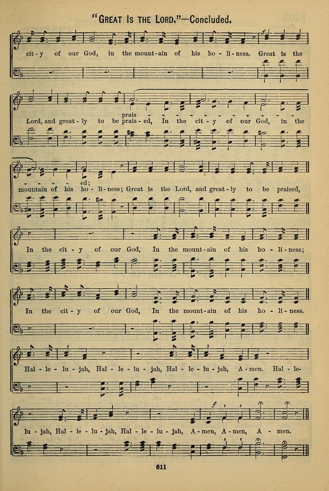 The Seventh-Day Adventist Hymn and Tune Book: for use in divine worship page 611