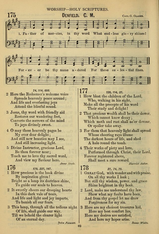 The Seventh-Day Adventist Hymn and Tune Book: for use in divine worship page 62