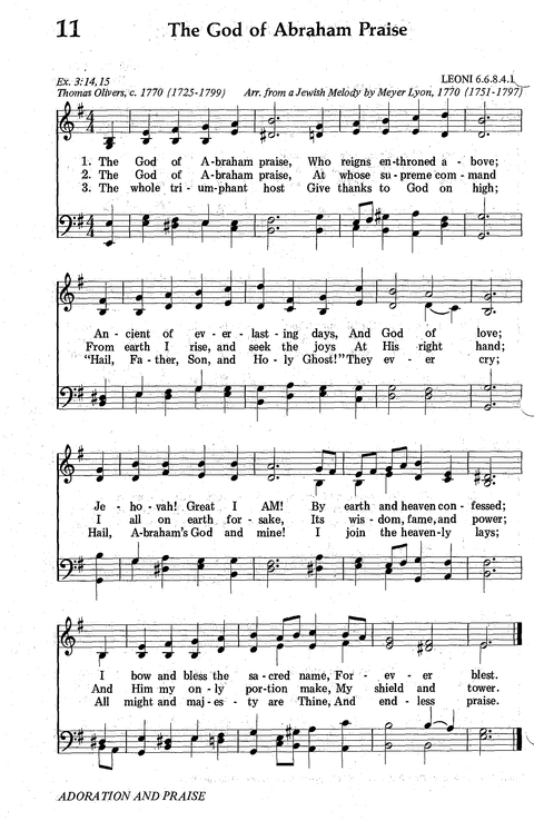 Seventh-day Adventist Hymnal page 12