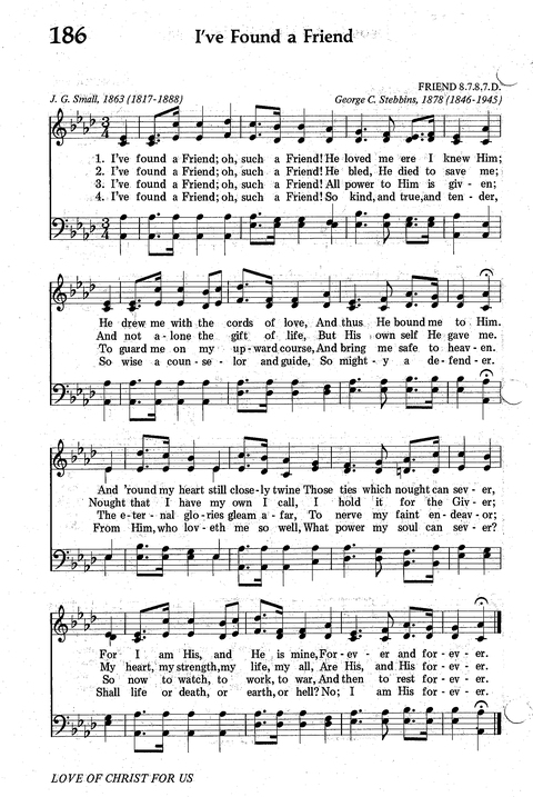 Seventh-day Adventist Hymnal page 181