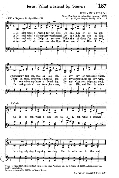 Seventh-day Adventist Hymnal page 182