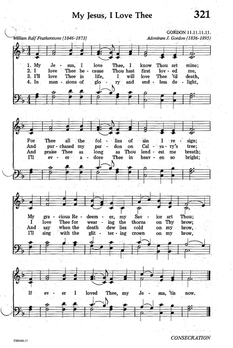 Seventh-day Adventist Hymnal page 312