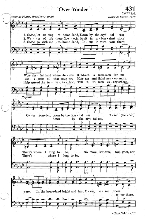 Seventh-day Adventist Hymnal page 418