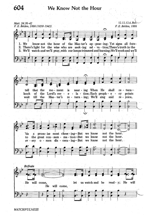 Seventh-day Adventist Hymnal page 589