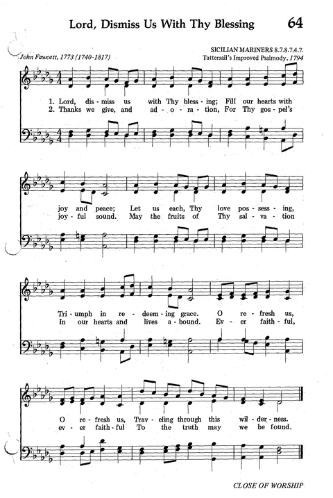 Seventh-day Adventist Hymnal page 61