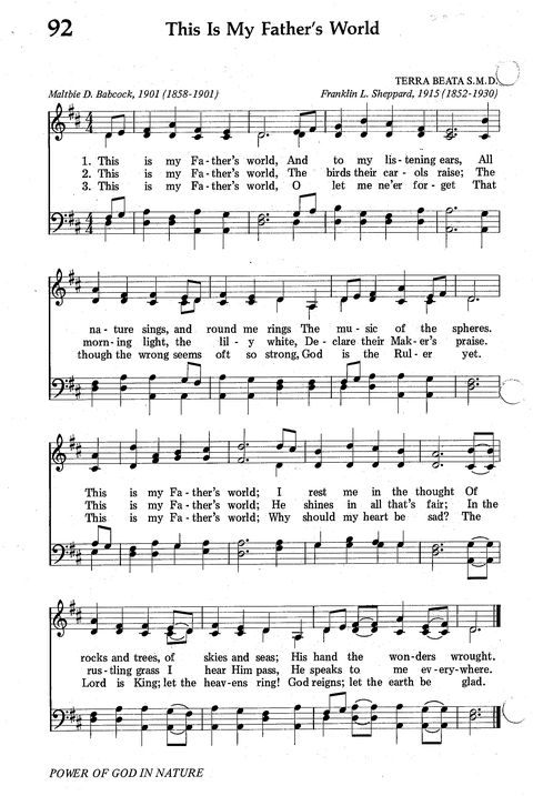 Seventh-day Adventist Hymnal page 91