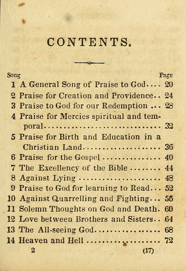 Songs, Divine and Moral page 17