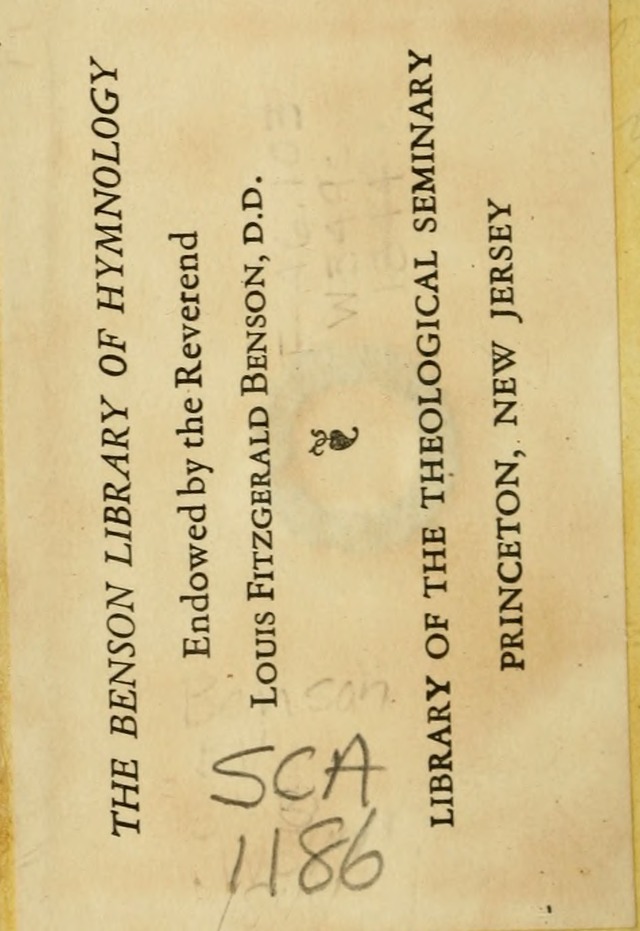 Songs, Divine and Moral page i