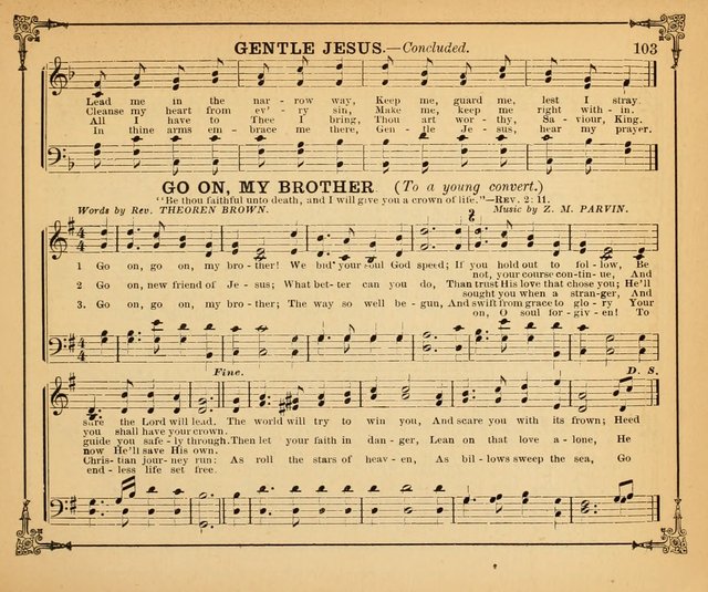 Songs of Delight, for the Sunday School page 102