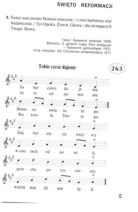 Śpiewnik Ewangelicki: Codzienna modlitwa, pieśń, medytacja, nabożeństwo page 369