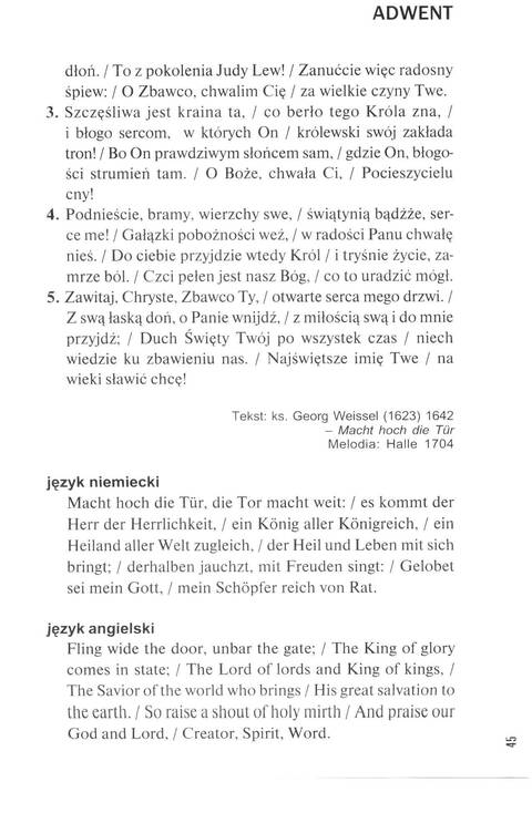 Śpiewnik Ewangelicki: Codzienna modlitwa, pieśń, medytacja, nabożeństwo page 39