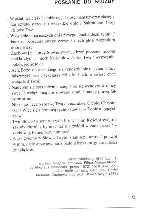 Śpiewnik Ewangelicki: Codzienna modlitwa, pieśń, medytacja, nabożeństwo page 720