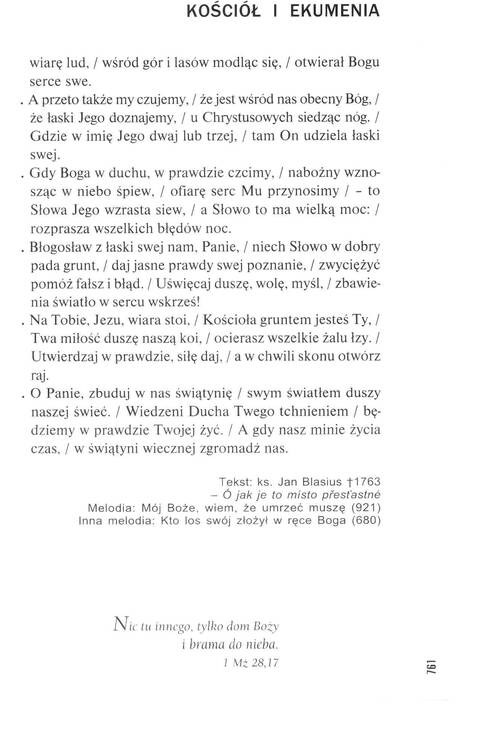 Śpiewnik Ewangelicki: Codzienna modlitwa, pieśń, medytacja, nabożeństwo page 754