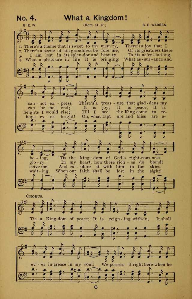 Songs of the Evening Light: for Sunday schools, missionary and revival meetings and gospel work in general page 6