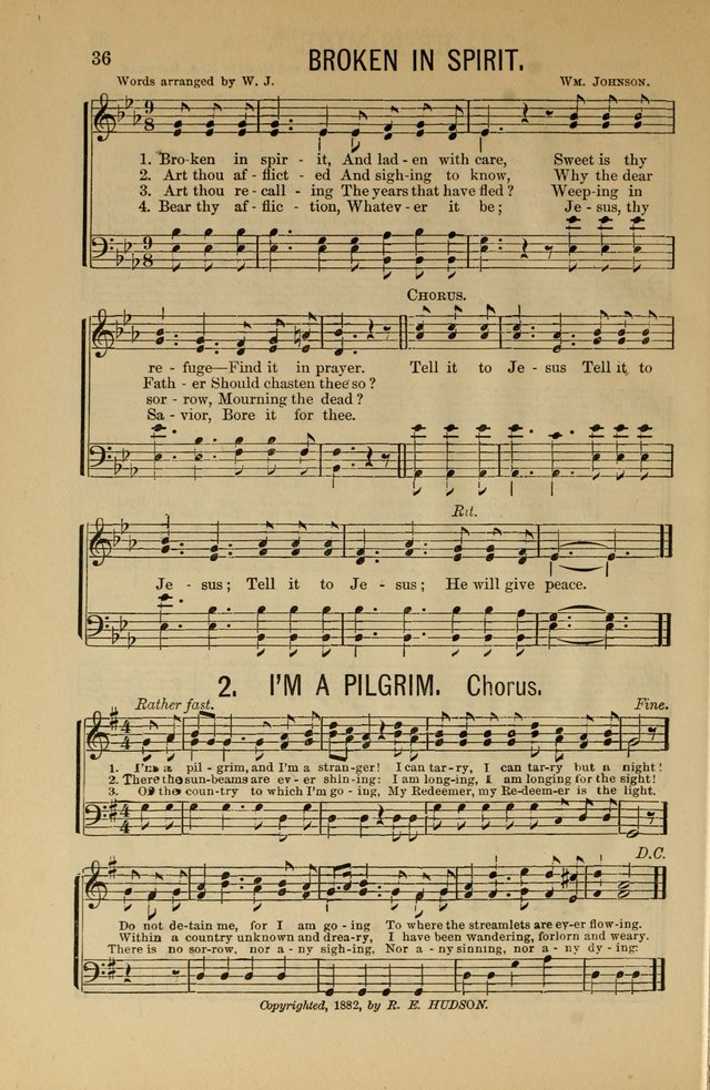 Salvation Echoes: for Sabbath School, Gospel, Prayer and Praise Meetings page 36