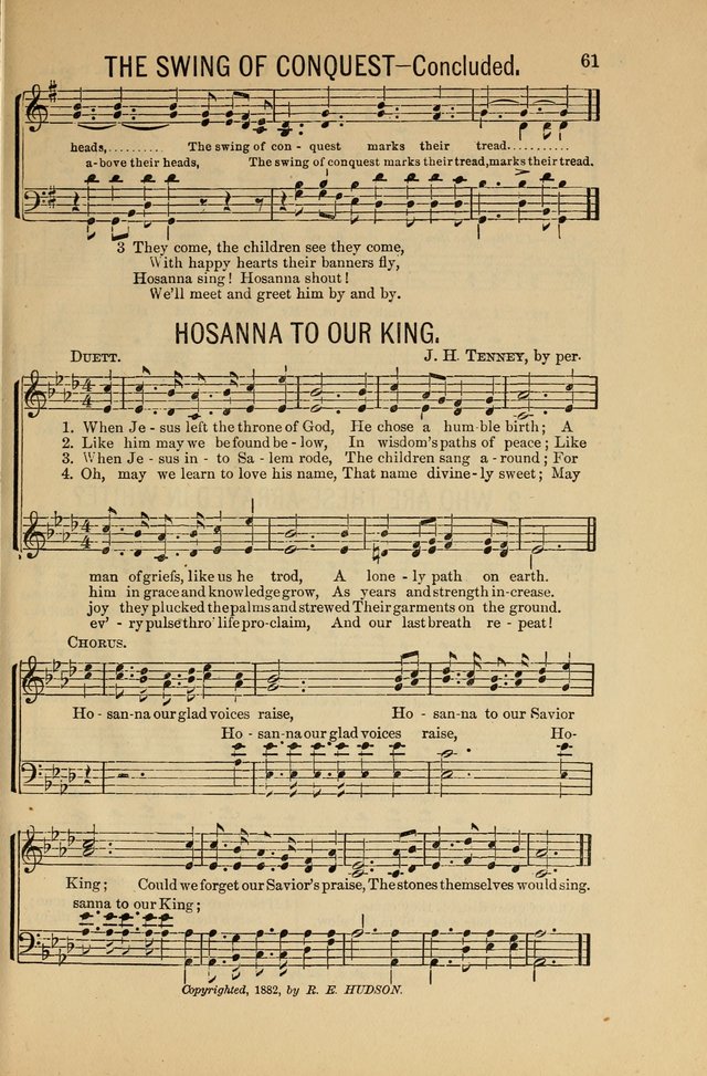 Salvation Echoes: for Sabbath School, Gospel, Prayer and Praise Meetings page 61