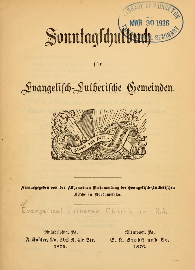 Sonntagschulbuch für Evangelisch-Lutherische Gemeinden. page 8