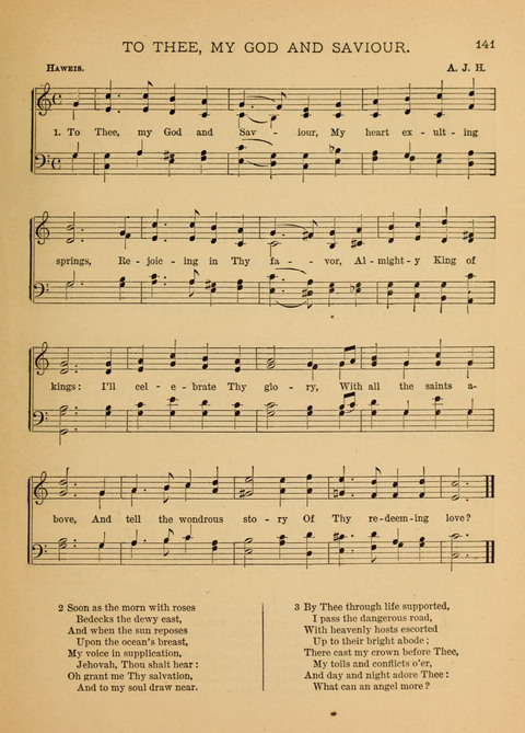 Songs of Faith, Hope, and Love: for Sunday Schools and devotional meetings page 141
