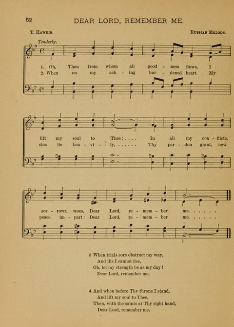 Songs of Faith, Hope, and Love: for Sunday Schools and devotional meetings page 52