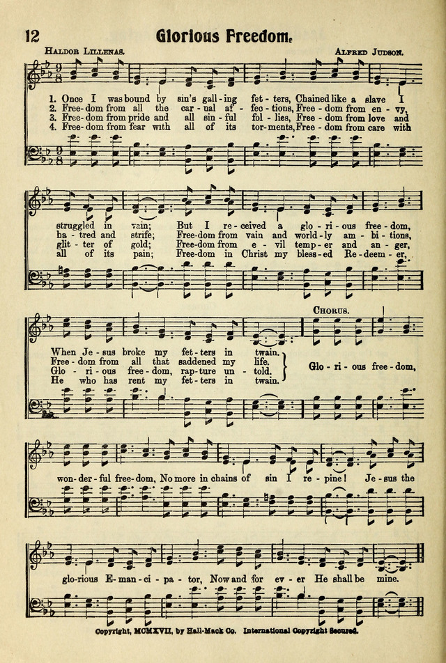 Songs of Faith and Triumph 1, 2 and 3 Combined: Tryout Edition page 12