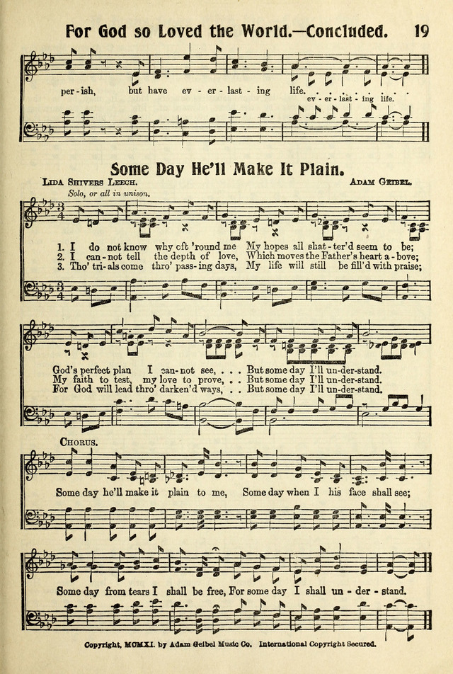 Songs of Faith and Triumph 1, 2 and 3 Combined: Tryout Edition page 19