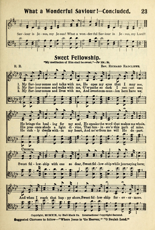 Songs of Faith and Triumph 1, 2 and 3 Combined: Tryout Edition page 23