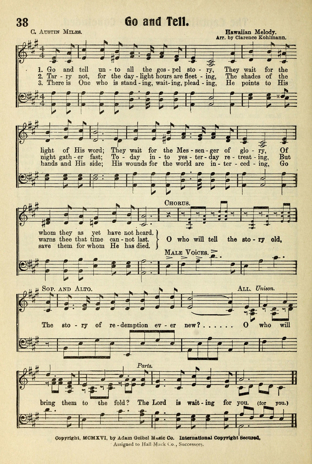 Songs of Faith and Triumph 1, 2 and 3 Combined: Tryout Edition page 38